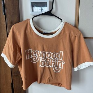 The Bee & The Fox Cropped T-Shirt